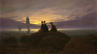Caspar David Friedrich, Il sorgere della luna in riva al mare