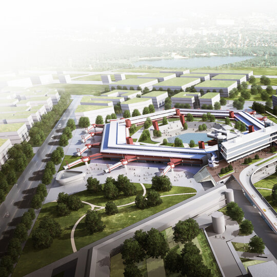 Urban Tech Republic: Proyecto de reutilización del antiguo aeropuerto de Berlín Tegel